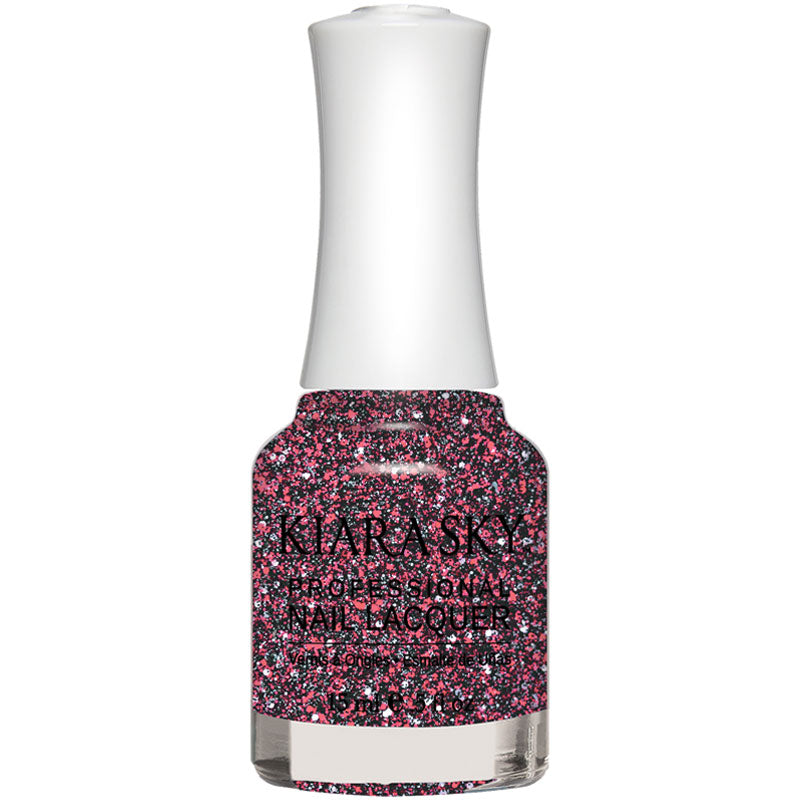 Nail Lacquer Circle Swatch - N464 Cherry Dust