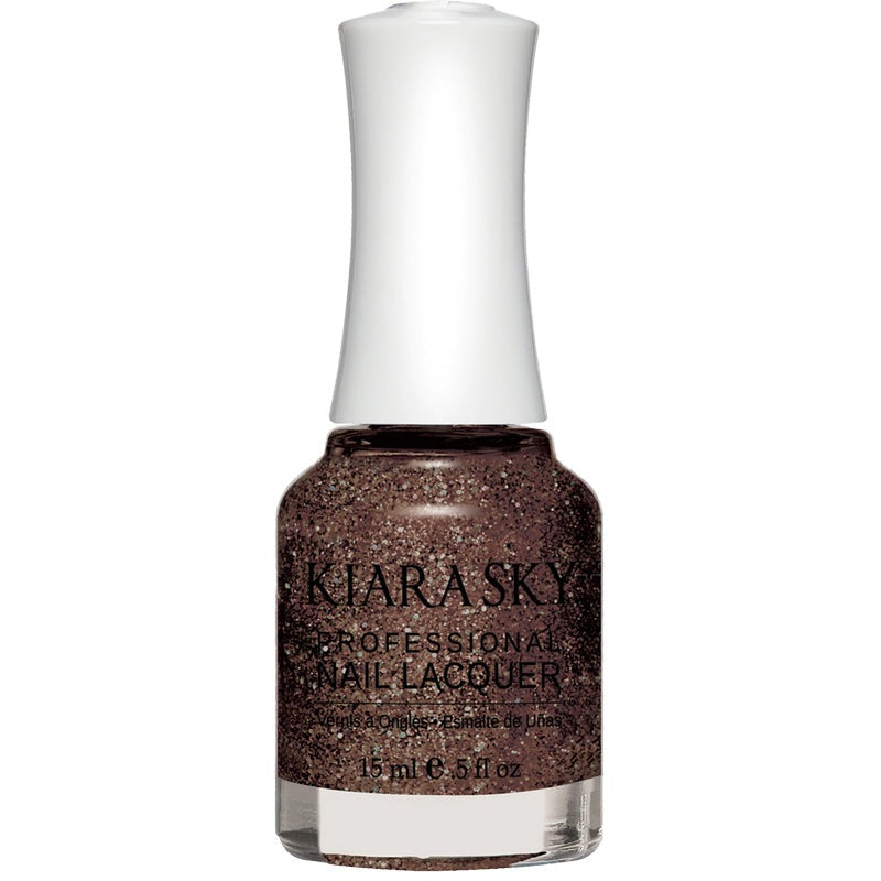Nail Lacquer Circle Swatch - N467 Chocolate Glaze