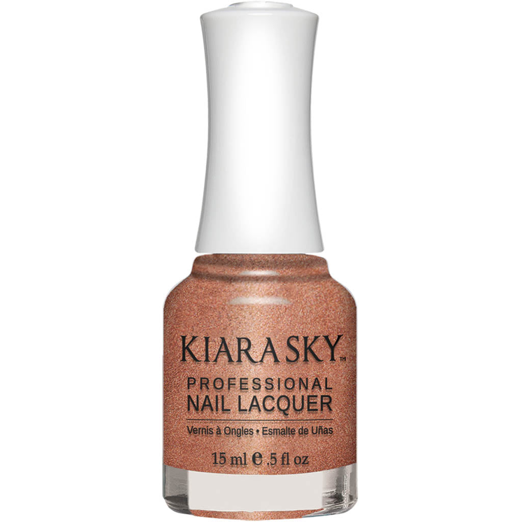 Nail Lacquer Circle Swatch - N470 Copper Out