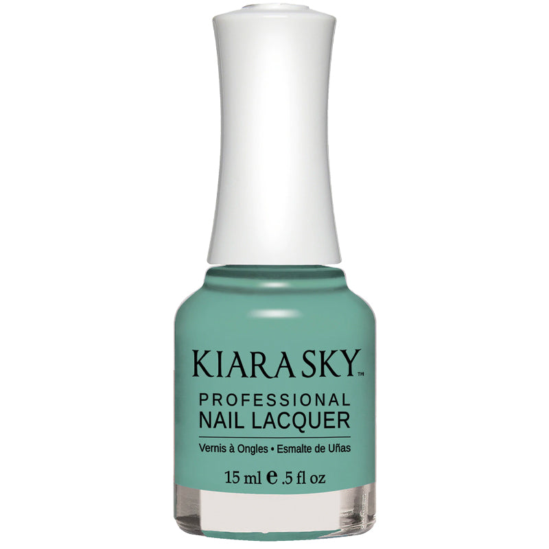 Nail Lacquer Circle Swatch - N493 The Real Teal