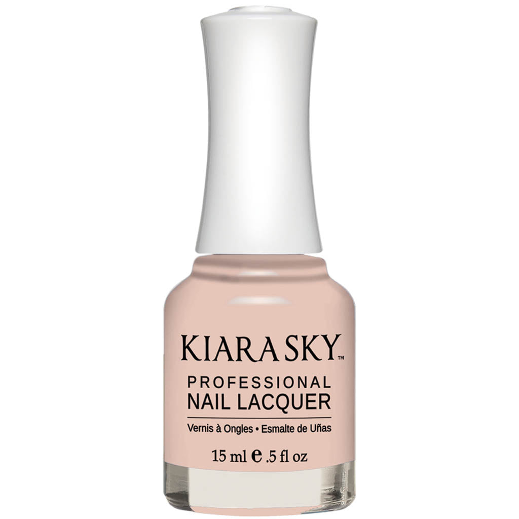 Nail Lacquer Circle Swatch - N605 Bare Skin