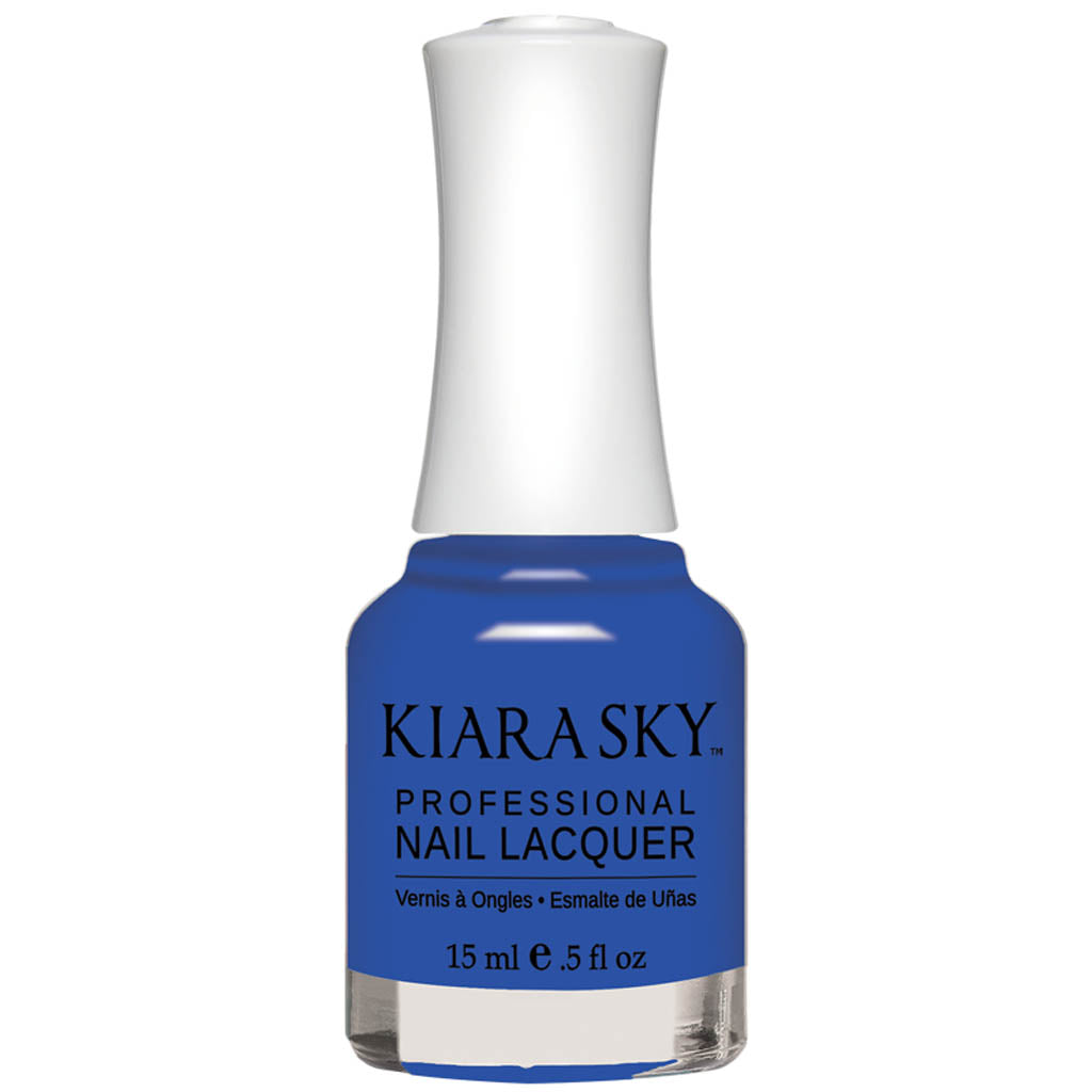 Nail Lacquer Circle Swatch - N621 Someone Like Blue