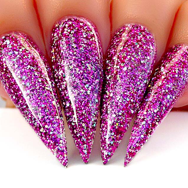 Nail Lacquer Nail Swatch - N430 Purple Spark