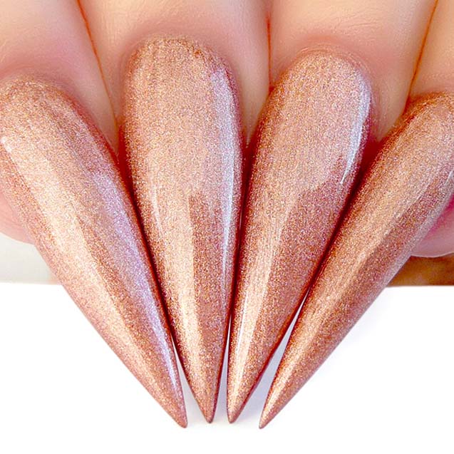 Dip Powder Nail Swatch - D470 Copper Out