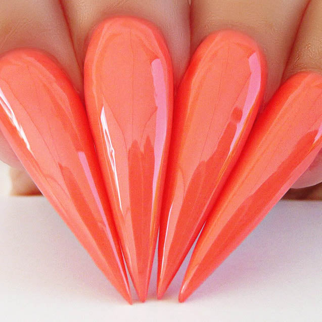 Nail Lacquer Nail Swatch - N490 Romantic Coral