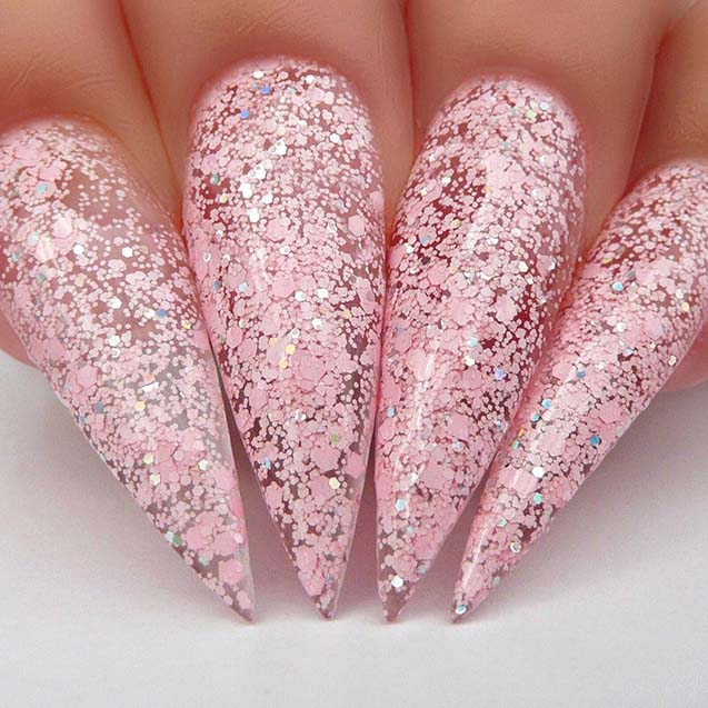 Nail Lacquer Nail Swatch - N496 Pinking Of Sparkle
