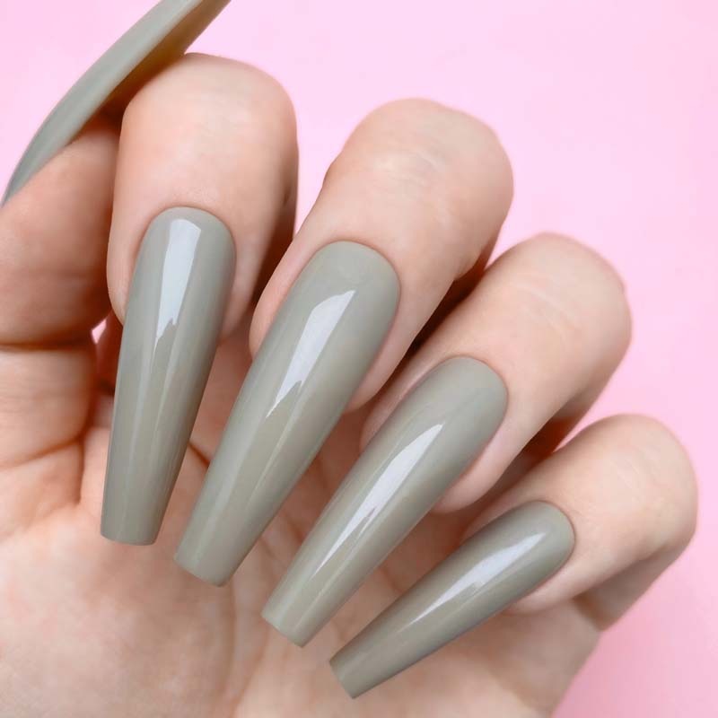 All in One Powder Nail Swatch - 5019 Cray Grey