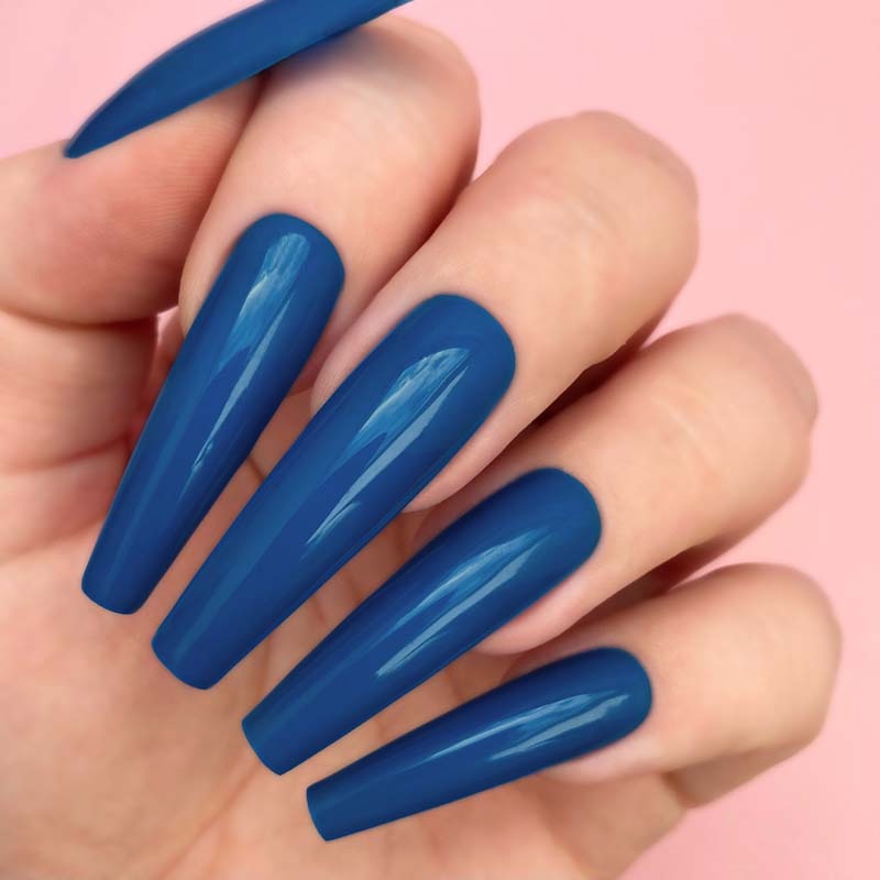 All in One Powder Nail Swatch - 5082 Blue Moon