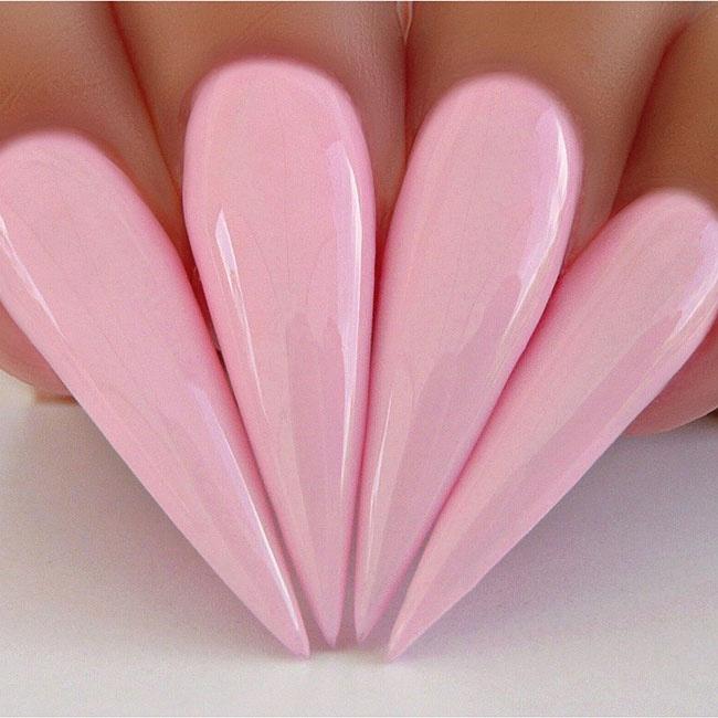 Dip Powder Nail Swatch - D523 Tickled Pink