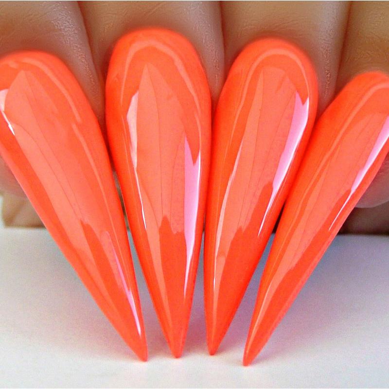 Nail Lacquer Nail Swatch - N542 Twizzly Tangerine