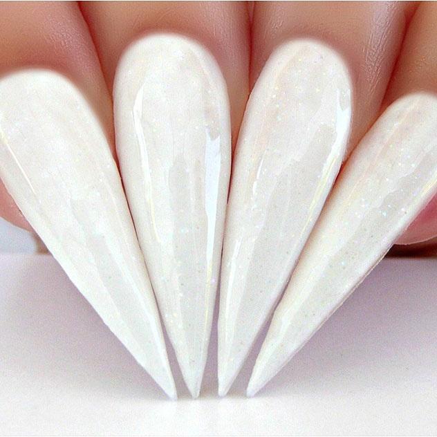 Dip Powder Nail Swatch - D555 Frosted Sugar