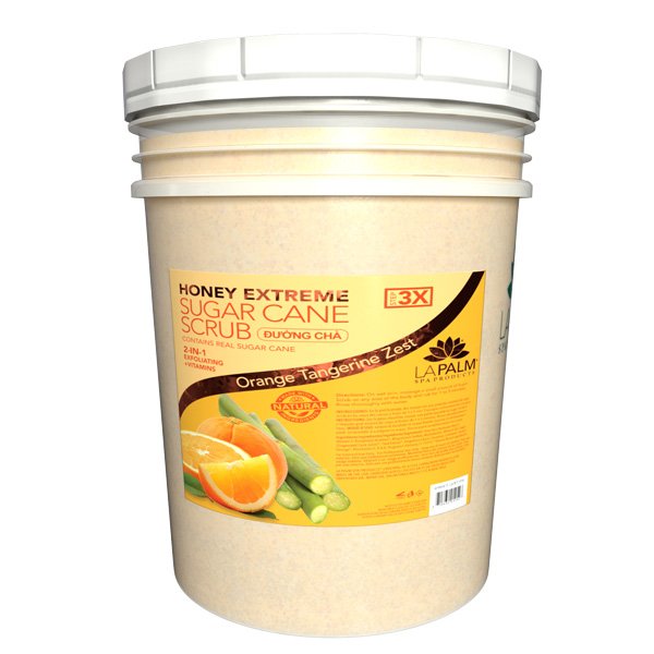 Honey Extreme Sugar Scrub - Orange Tangerine Zest 5 Gallon