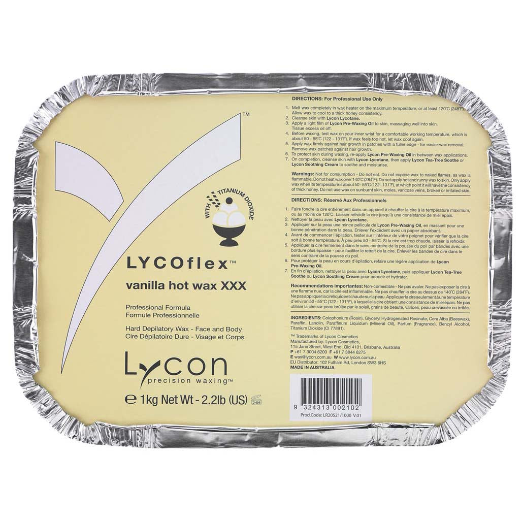 Lycoflex Vanilla Hot Wax  1kg