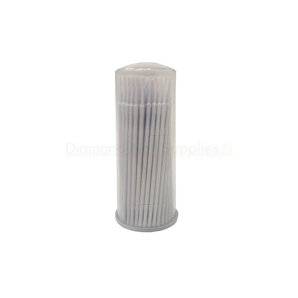 Micro Applicator Brush White 1.2mm Cylinder 100pc
