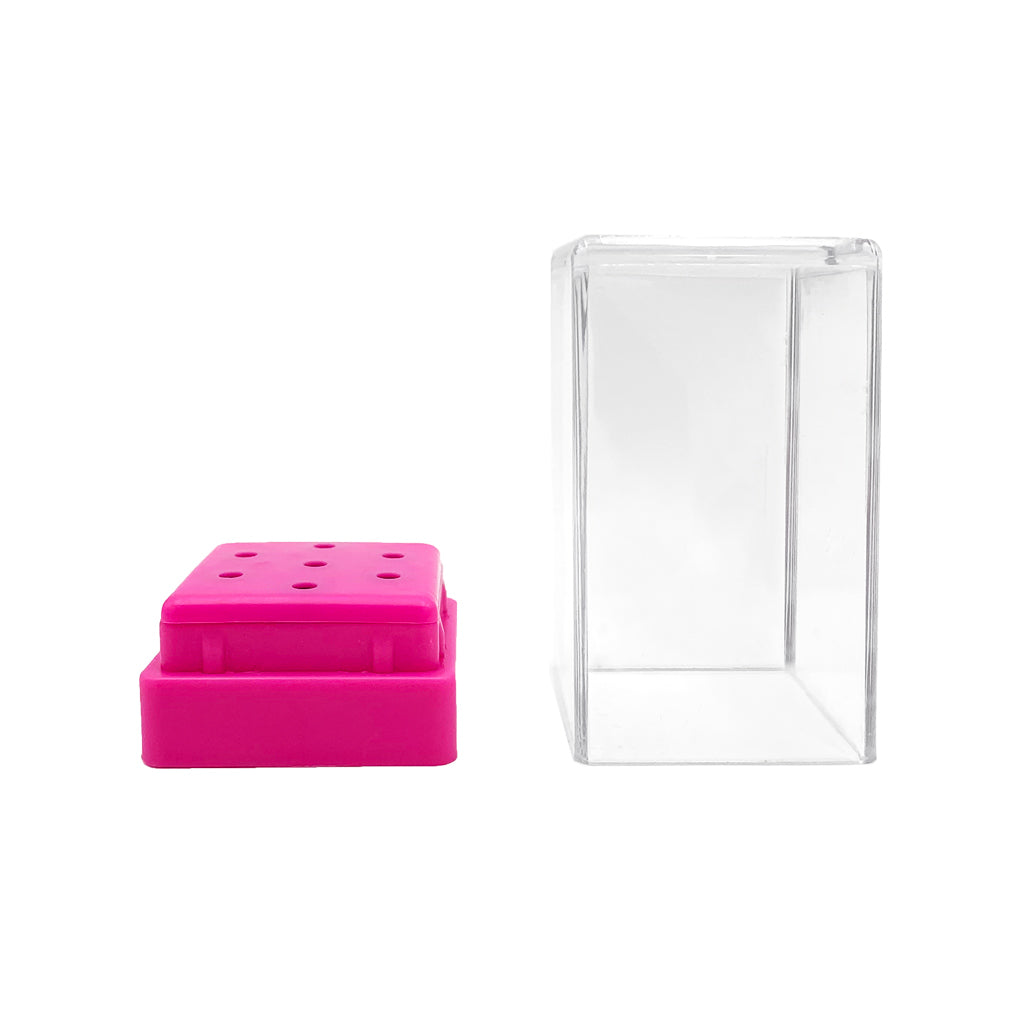 Drill Bit Holder Mini Pink 7 Bits