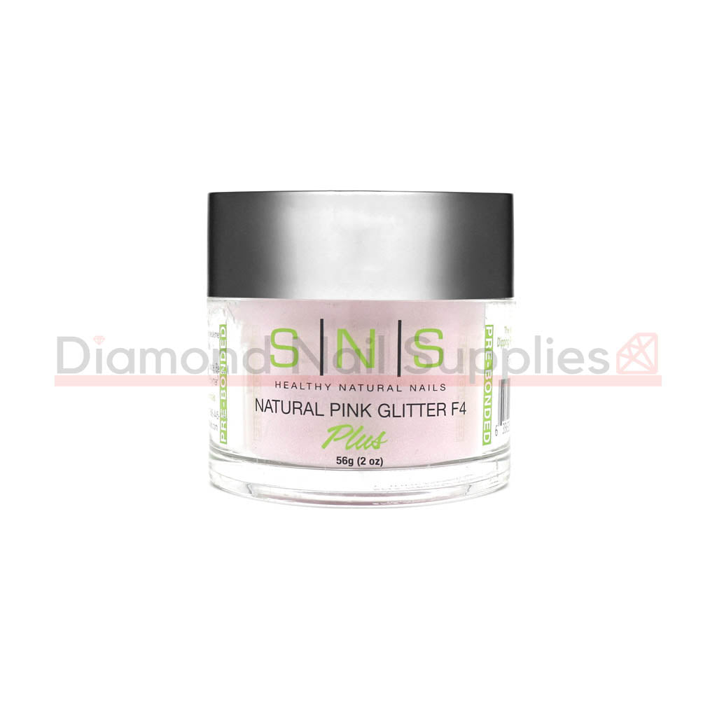 Dip Powder - Natural Pink Glitter F4 2oz
