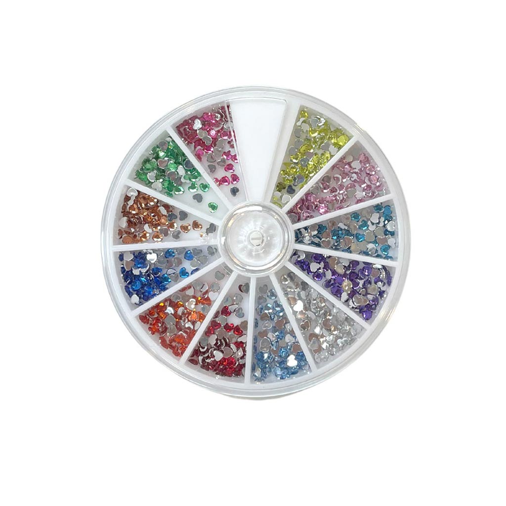 Large Spin Wheel Heart Assorted Colours