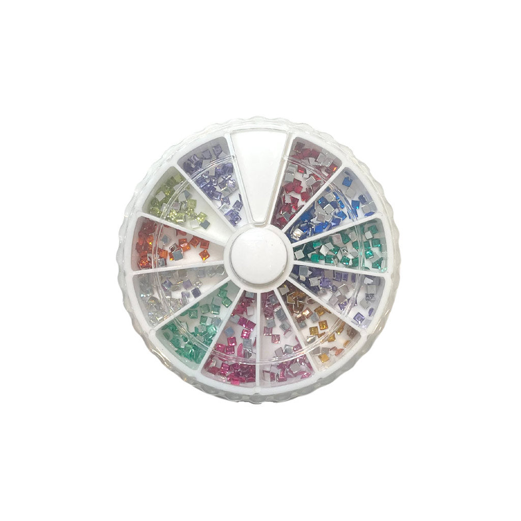 Small Spin Wheel Square Assorted Colours