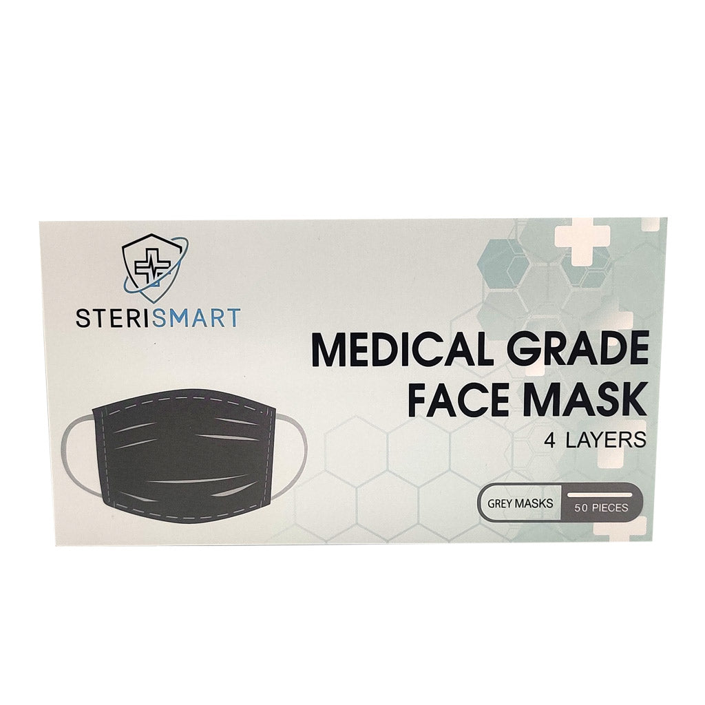 Steri Smart Disposable Face Mask Grey