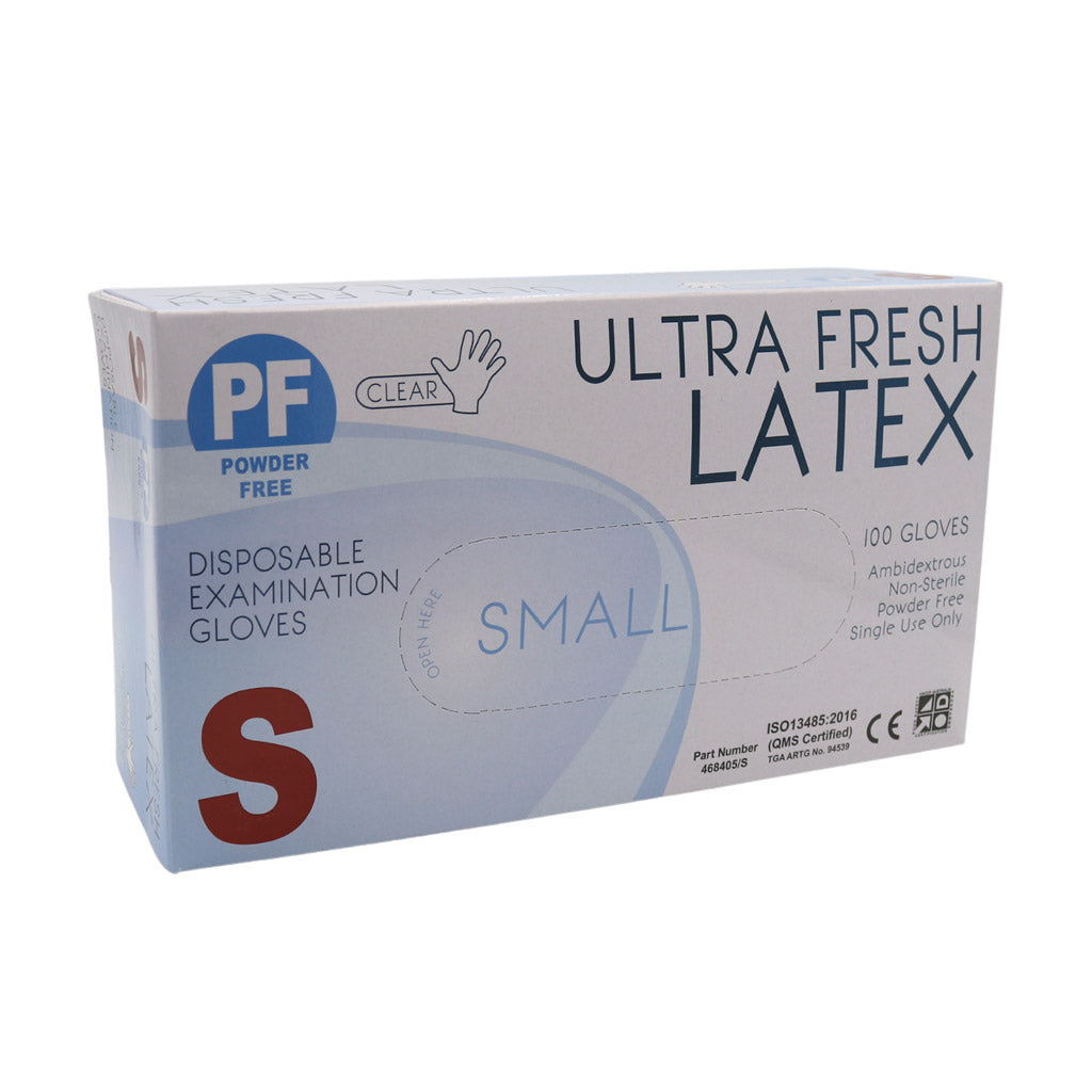 Latex Gloves Small PF Carton (10 Boxes)