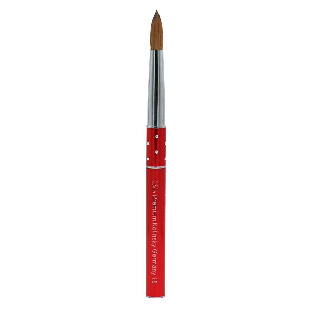 Premium Acrylic Brush Red Germany - Size 18