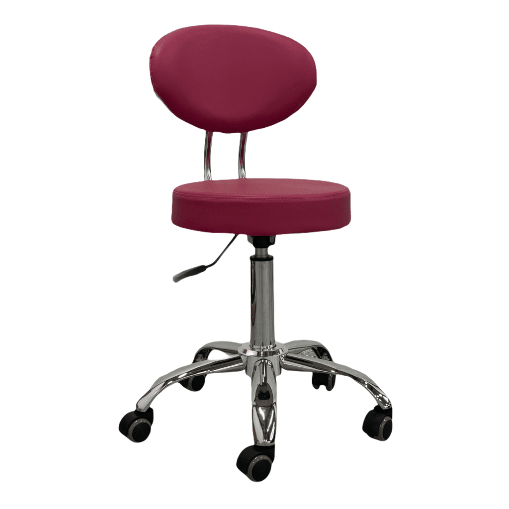 Technician Stool 996A - Rose Red