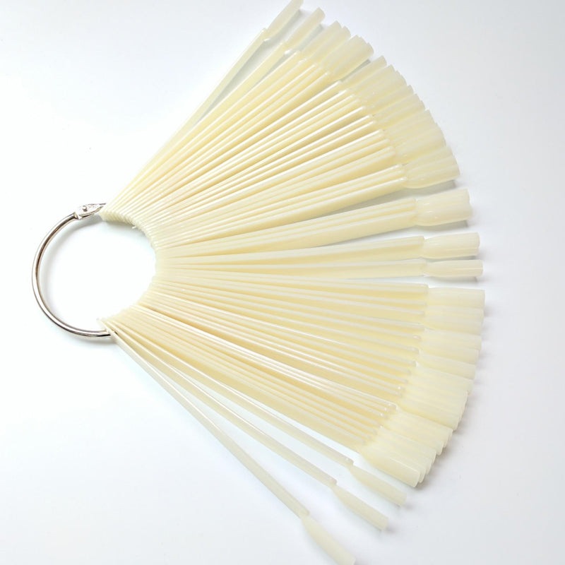 Color Chart Sticks 50pc with Keyring Natural
